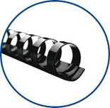 Argola Espiral 12mm Preta