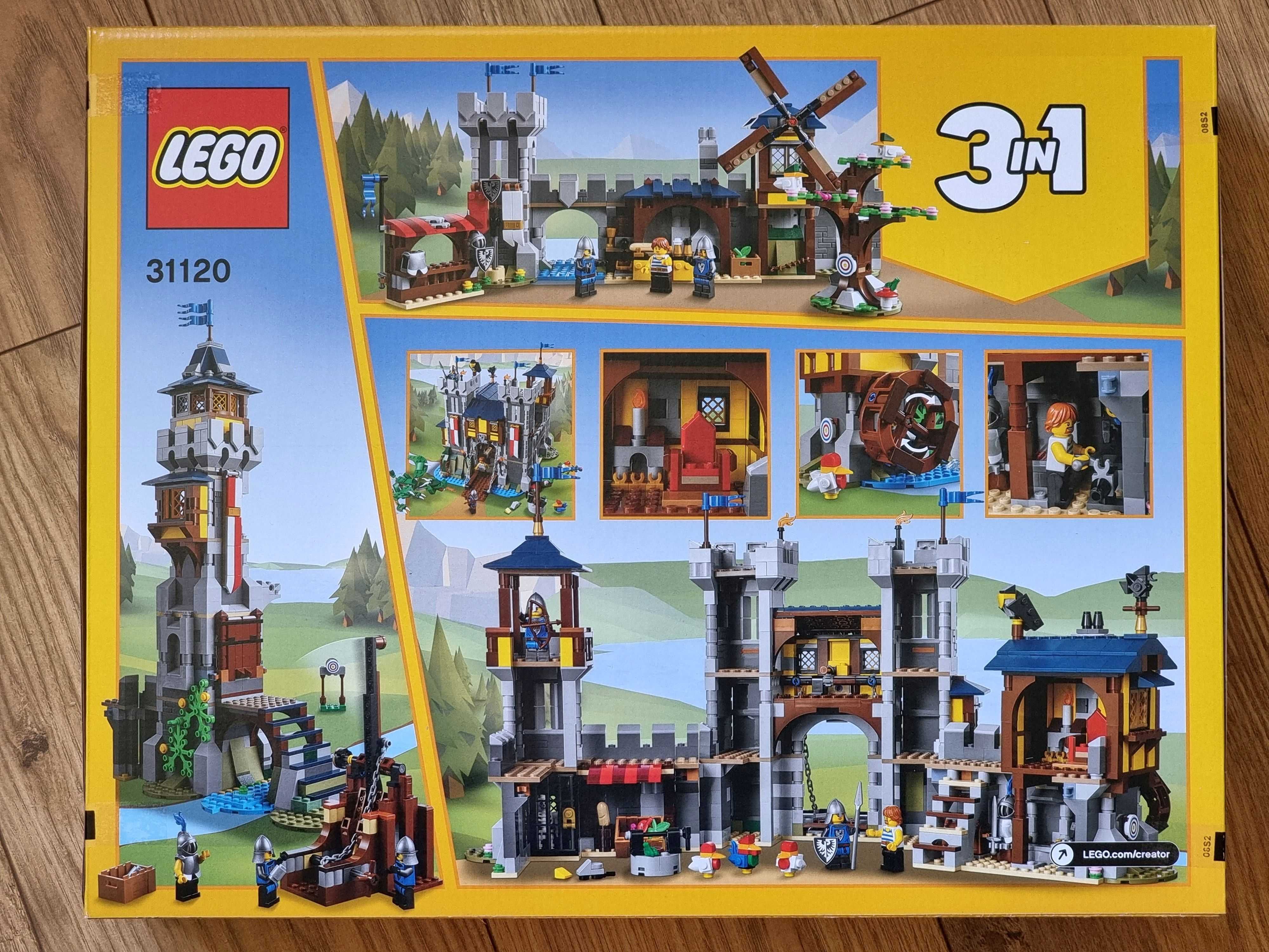 Nowe LEGO - Średniowieczny zamek - 31120 Creator 3w1 __ WYSYŁKA KURIER