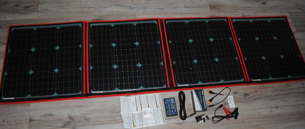 Портативна гнучка сонячна панель DOKIO 160 W FFSP-160M.