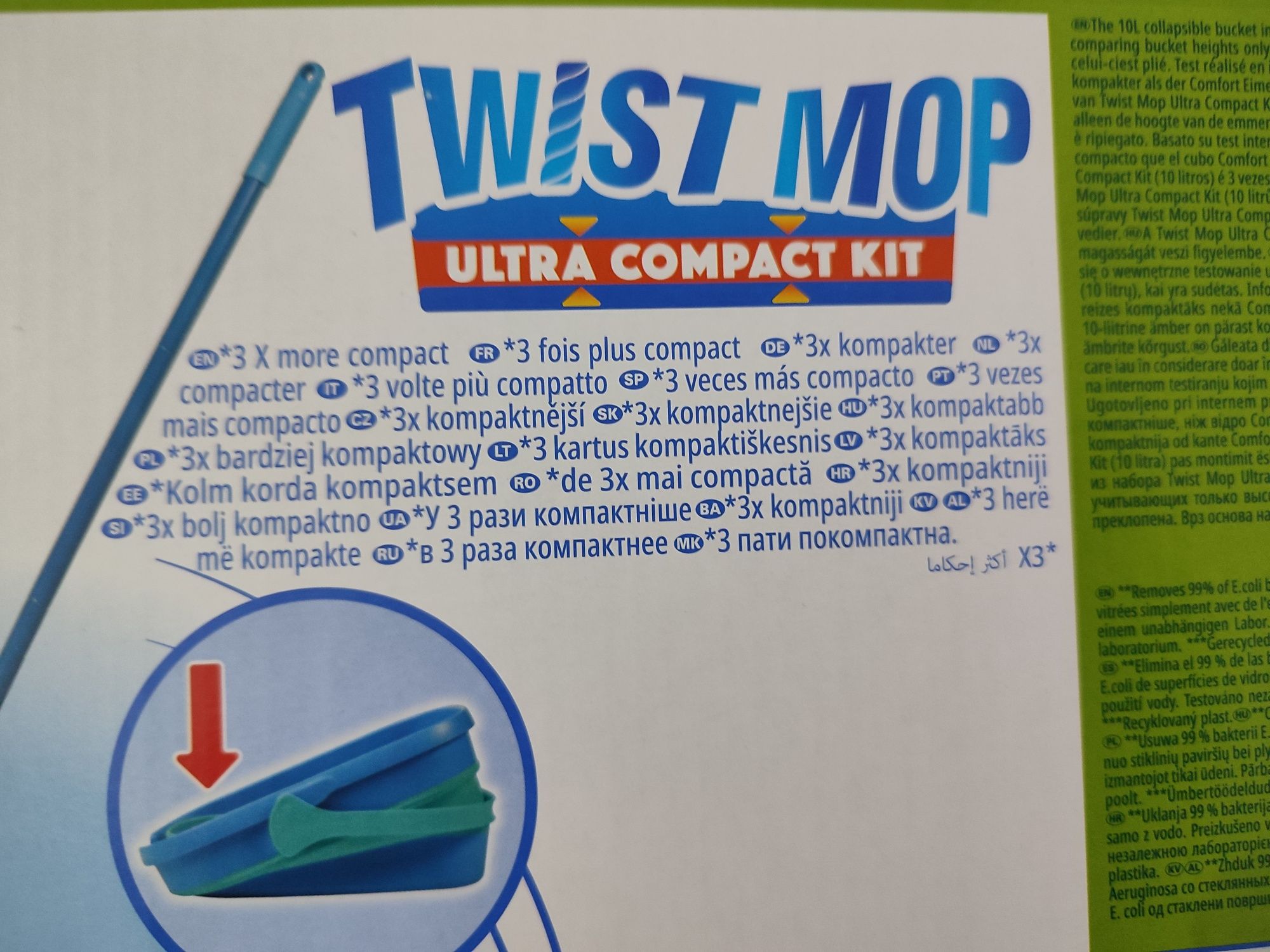 Twist mop zestaw wiadro 10L mop i kij