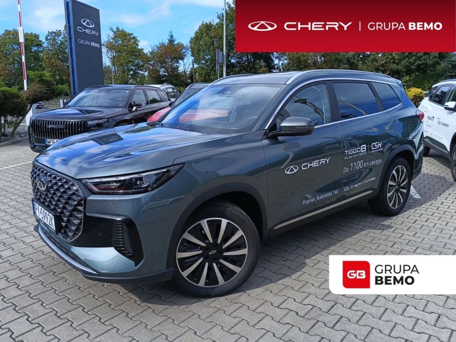 Chery Tiggo 8 Plug-In Hybrid 279KM, FWD, automat, Prestige, auto demonstracyjne