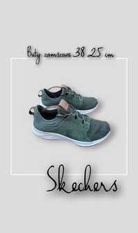 Buty sportowe sneakersy Skechers 38 25 cm zamszowe