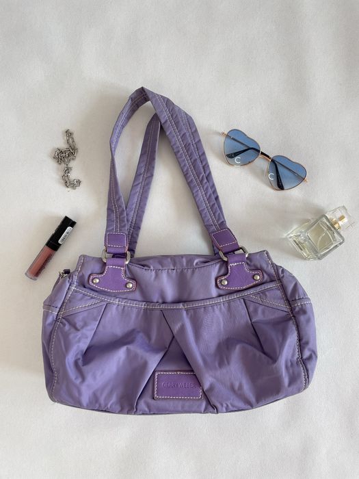 Fioletowa liliowa torebka na ramię Gerry Weber bagietka