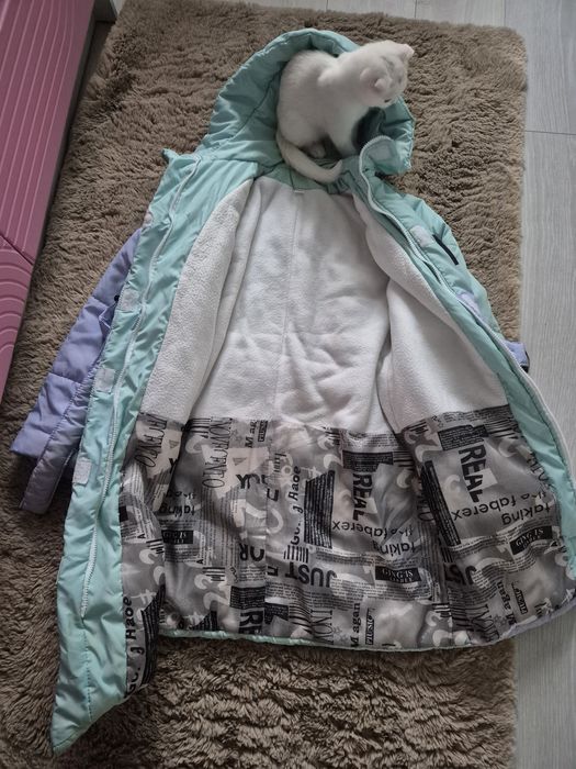 Куртка зимова для дівчинки 152 кутрочка зима