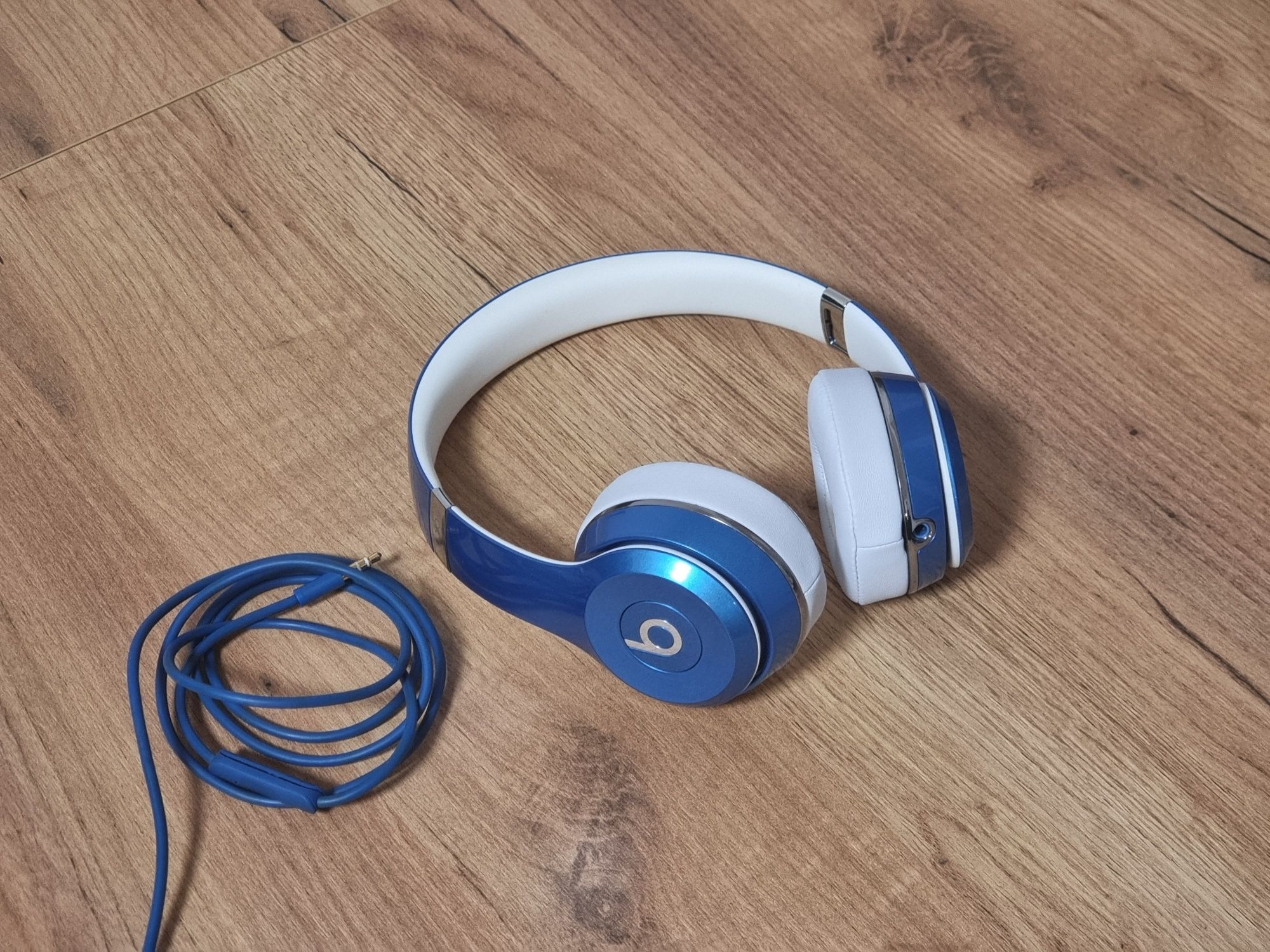 Beats Solo 2 Luxe Blue słuchawki przewodowe by Dr Dre niebieskie