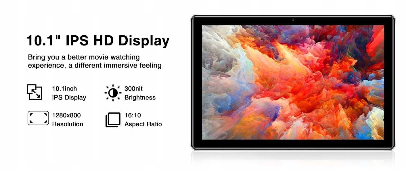 Tablet DOOGEE U9 10.1”IPS 7GB+64GB 5060mAh BT5.0/WiFi6/1TB/TYPE-C
