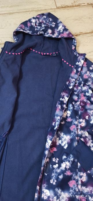 Kurtka płaszczyk parka softshell 158/164 bdb