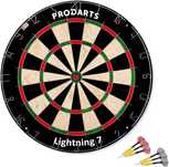 Tarcza Prodarts Lightning 7 + LOTKI RZUTKI DART SIZAL 45cm - NOWA