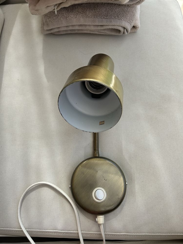 Lampka kinkiet metalowa