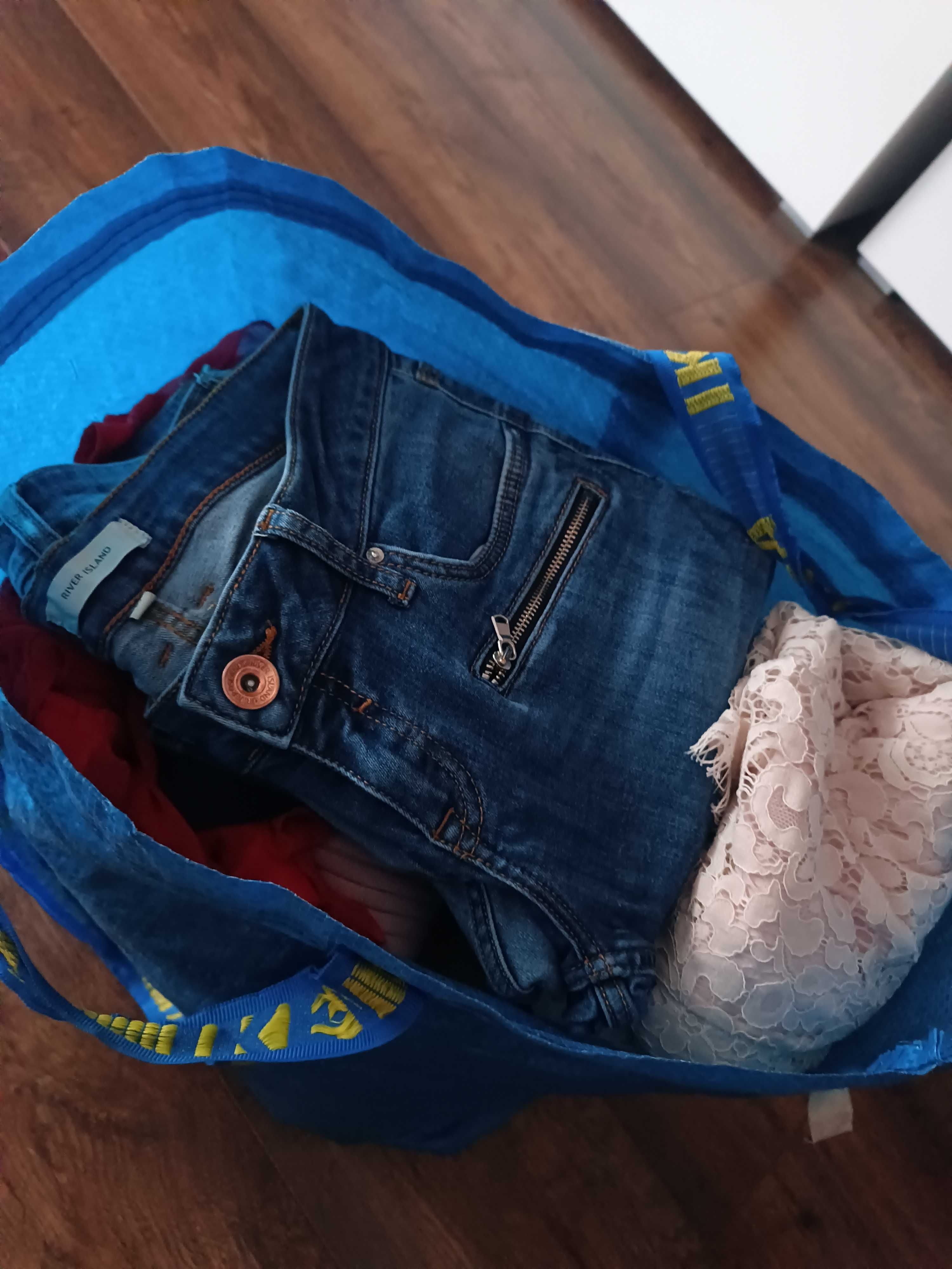 Duża torba IKEA ubrań damskich S/M
