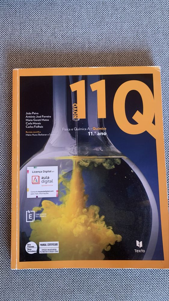 Manual NOVO 11 Q - QUÍMICA 11º Ano