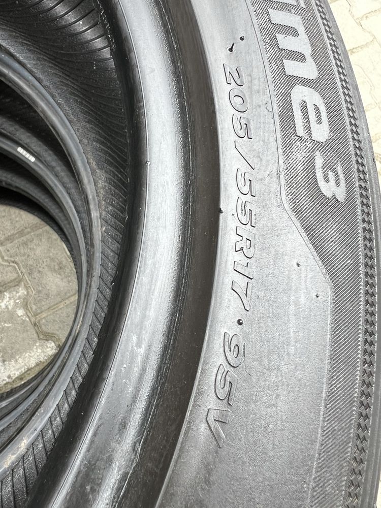 Шини,Резина,Комплект,Літо 205/55/17 95V Hankook Ventus Prime 3