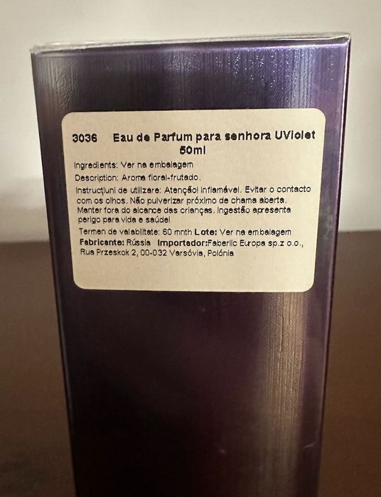 Perfume UViolet Faberlic