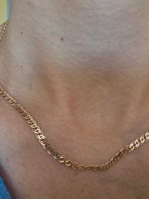 Złoty łańcuszek mona lisa 585