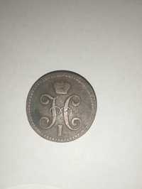 2 копейки серебром 1842 рік. Царська монета, Е. М.