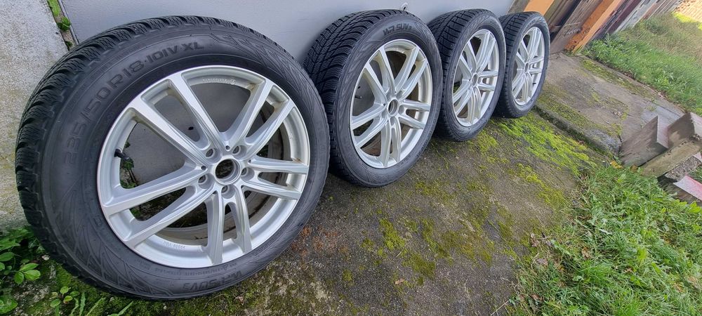 Alufelgi Audi 18 Cali A 6, A 7, Q3, Q4, Q5 na Oponach Zimowych