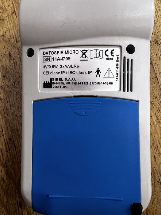 Espirómetro Datospir Micro C Sibelmed - Como novo