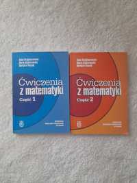 Ćwiczenia z matematyki część 1 i 2 wydawnictwo UEK