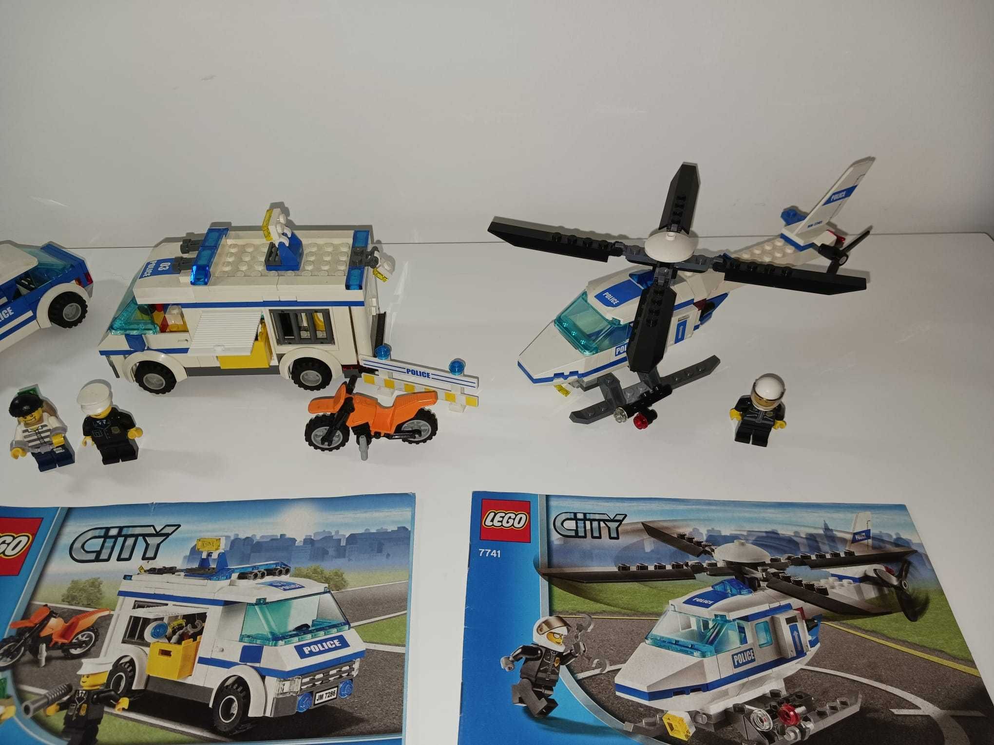 Conjunto Lego City Polícia 4436, 7286 e 7741