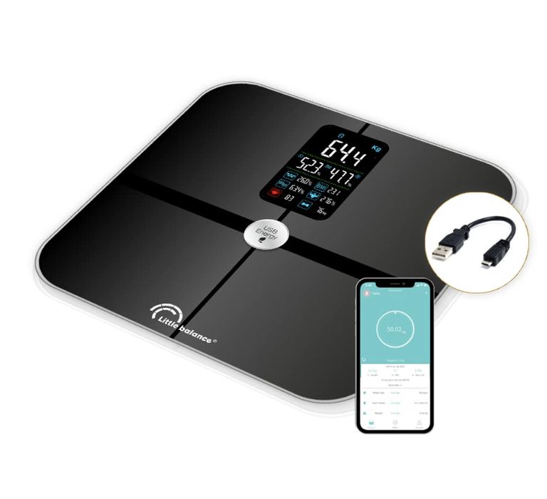 Waga łazienkowa Little balance 8415 Cardio 180kg szkło hartowane