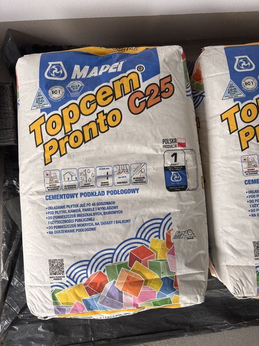 Zaprawa cementowa MAPEI Topcem pronto C25 – 25 kg