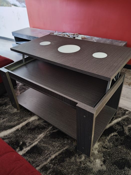 Mesa de centro com arrumação