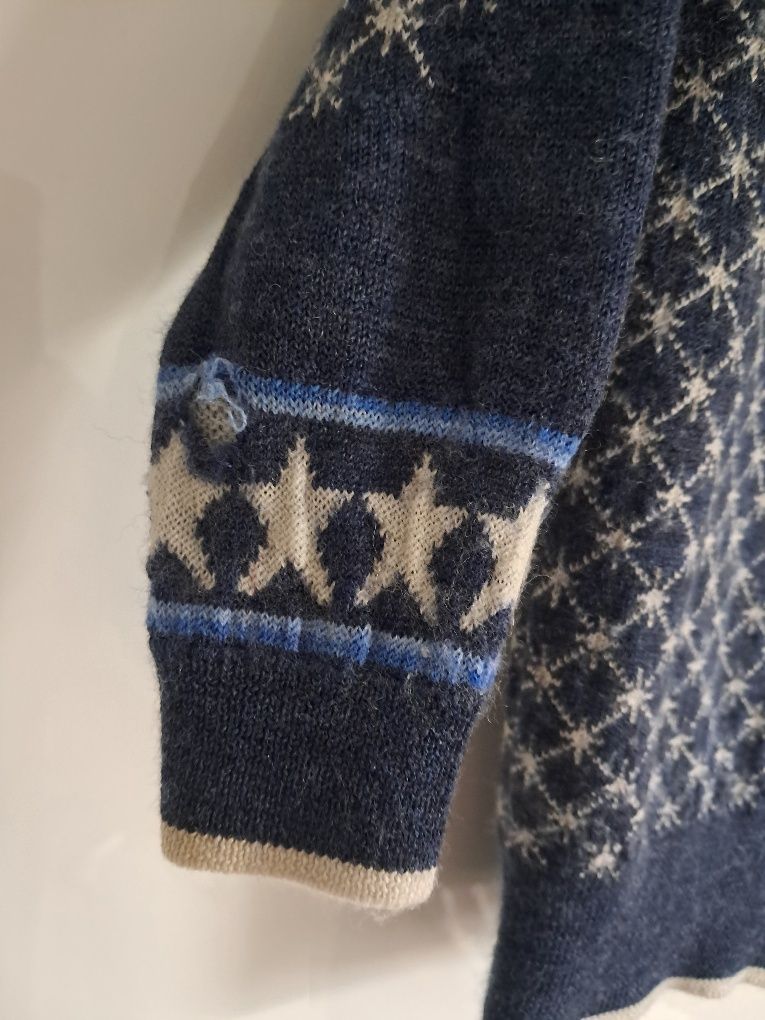 Sweterek 100% Wełna Merino Name It r 86