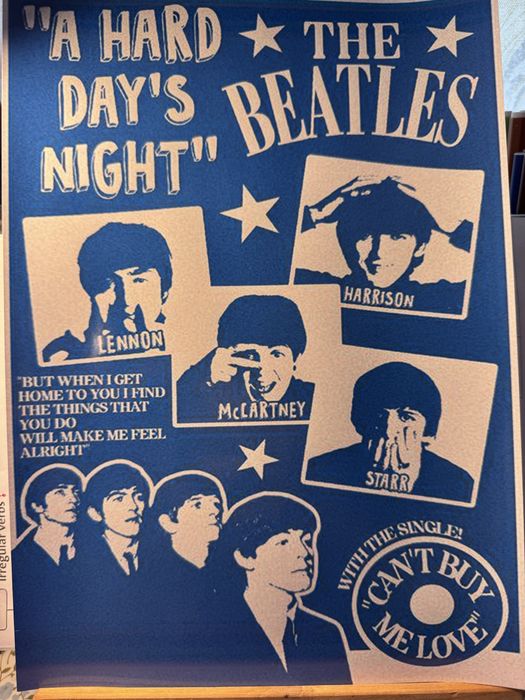 Плакати The Beatles Бітлз на А4