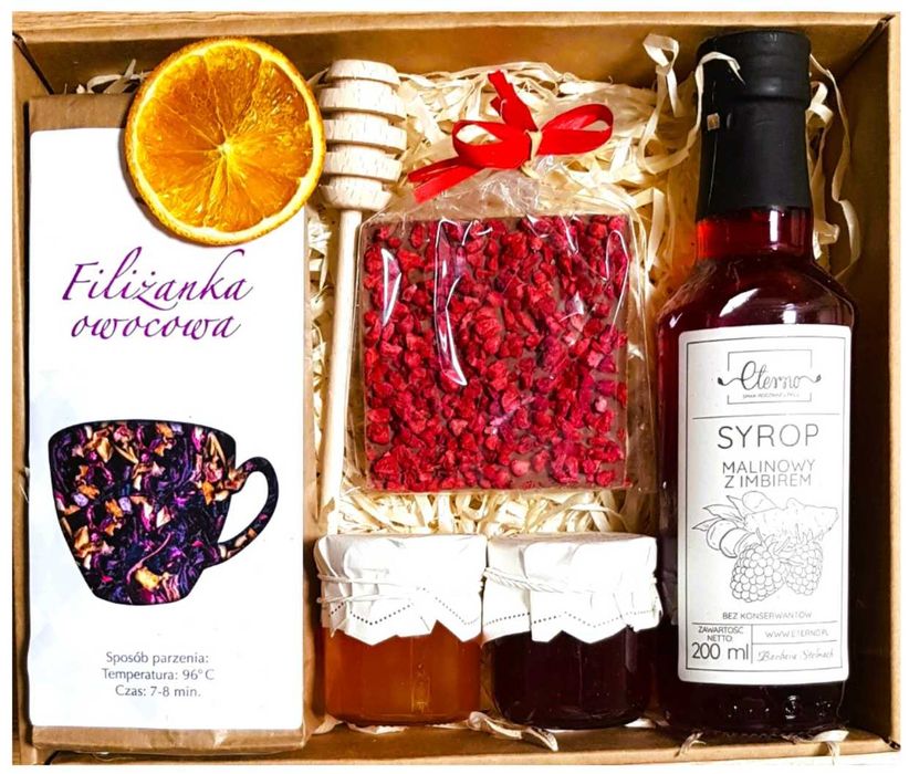 Kosz zestaw prezentowy