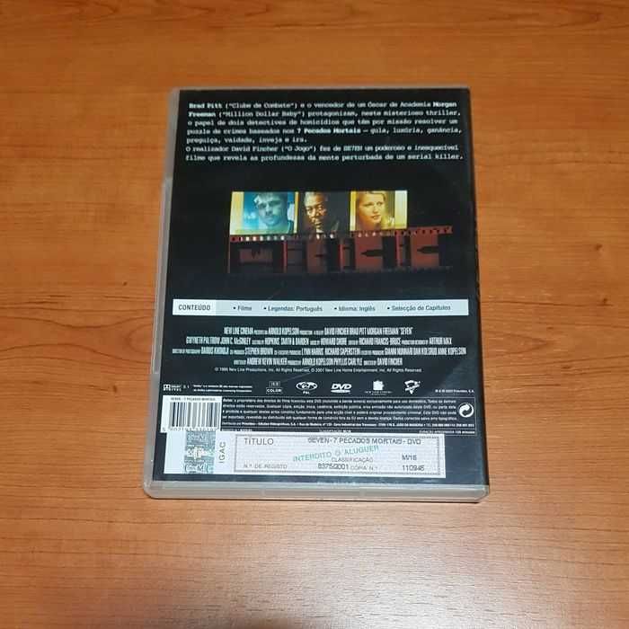 SEVEN - 7 Pecados Mortais (Brad Pitt/Morgan Freeman/Gwyneth Paltrow)