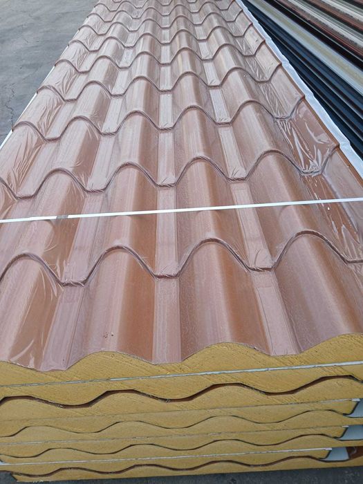 Painel 5 ondas e imitação telha