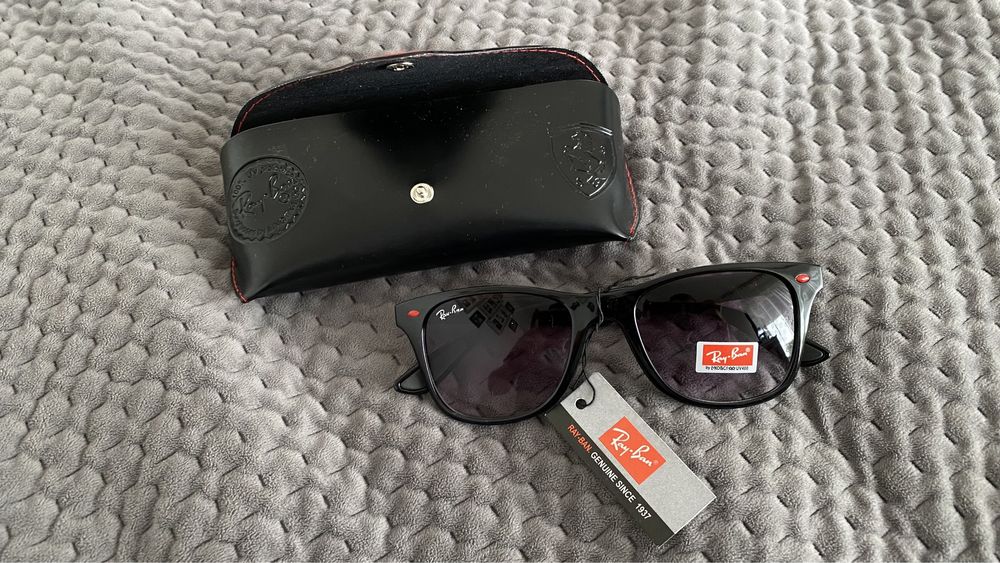 Okulary nowe Ray-Ban przeciwsłoneczne + etui Ray-Ban