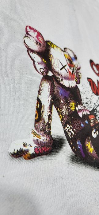 Off white męski komplet koszulka spodenki bawełna premium L