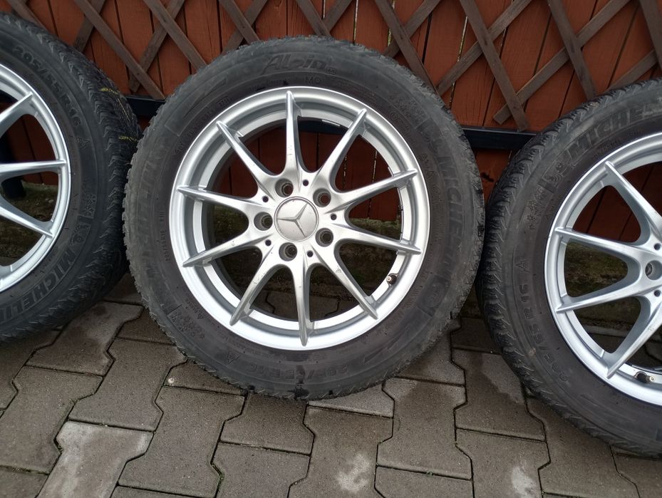 Alufelgi Oryginalne Mercedes W246 16' 5x112 A B C E Klasa Felgi Koła