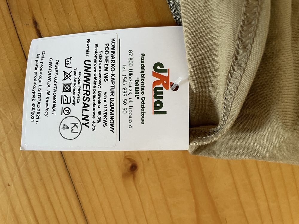 Kominiarka dzianinowa