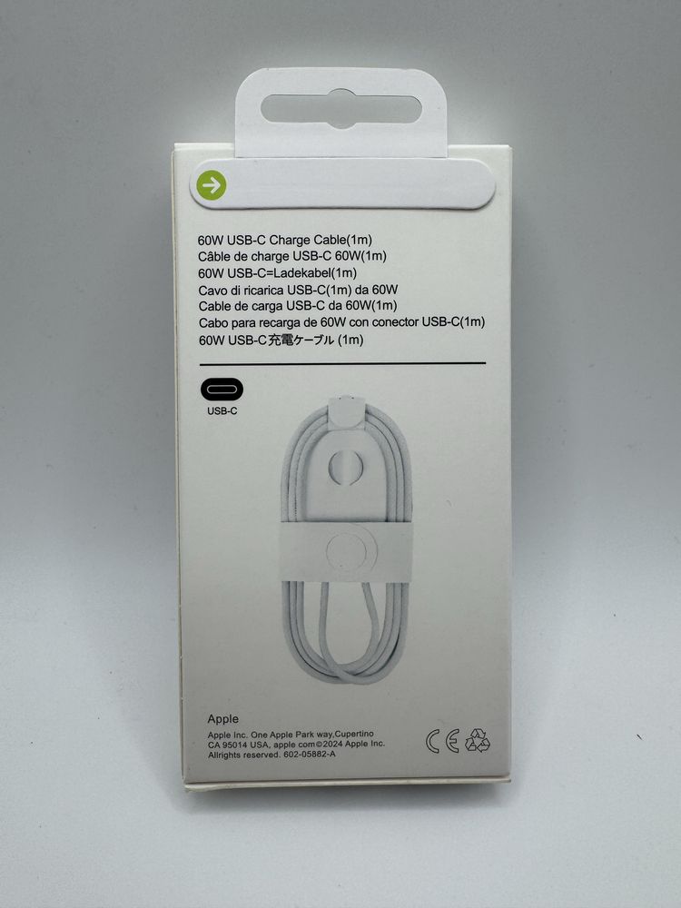 Кабель для зарядки USB C Apple 60W original