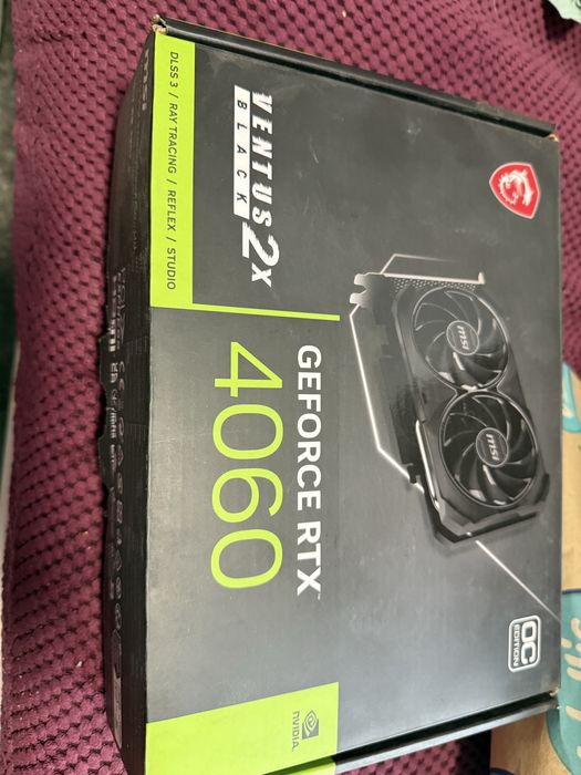 Відеокарта MSI Nvidia GeForce RTX 4060 VENTUS 2X BLACK 8G OC