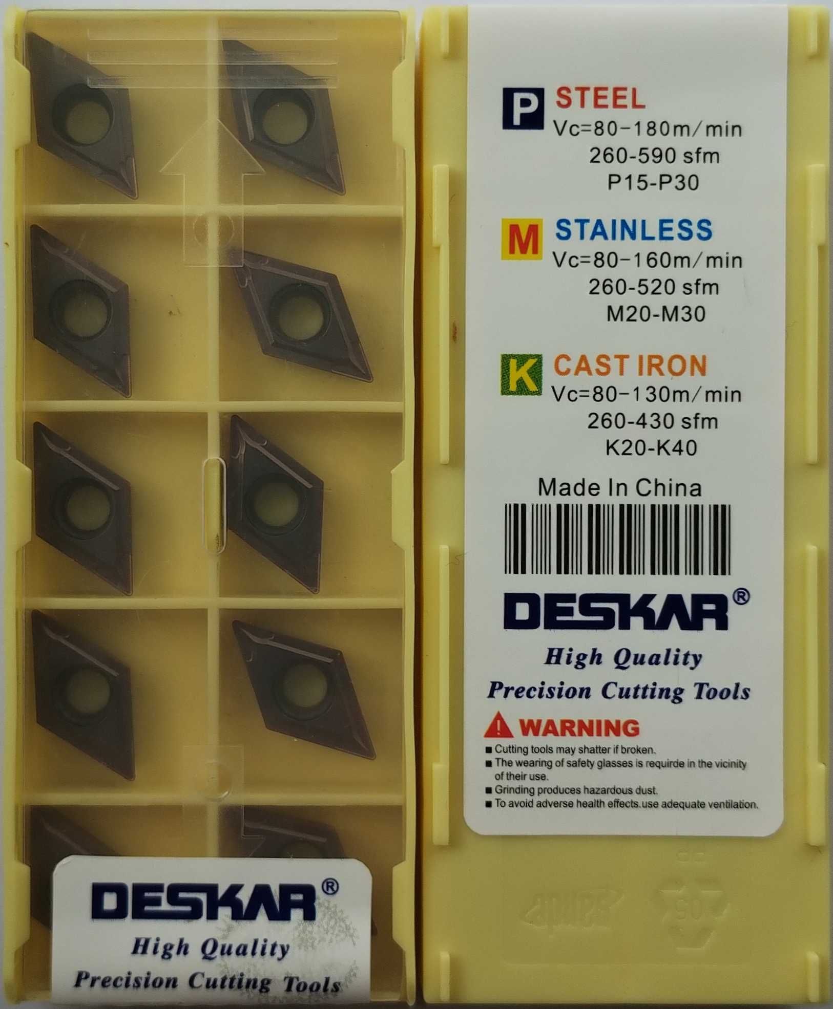 DCMT 11T304 LF6018 Deskar Płytki tokarskie