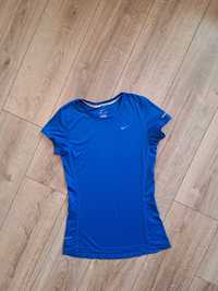Nike damski sportowy niebieski t-shirt XS