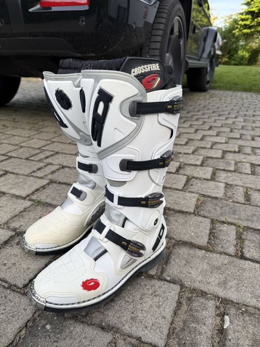 Buty stivalia sidi crossfire eur 43 biale nowe cros