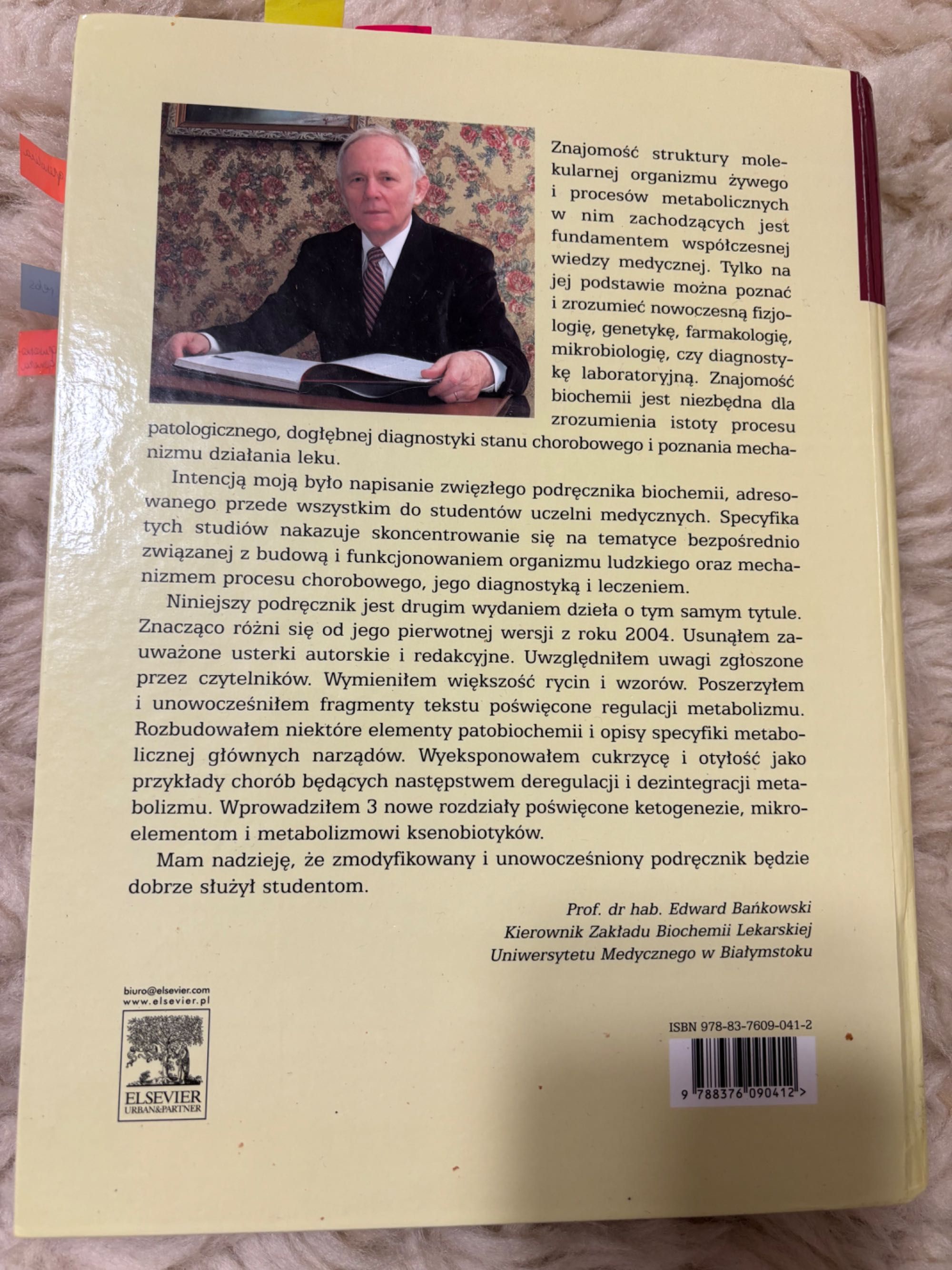 Biochemia Edward Bańkowski podręcznik dla studentów medycyny