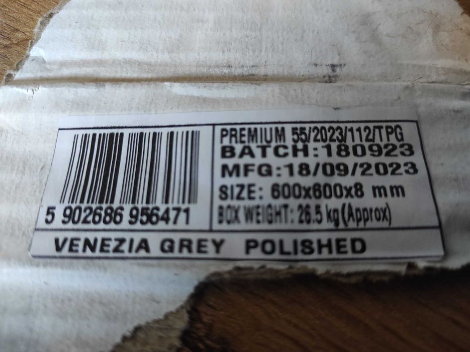 Gres polerowany Venezia Grey polished 60x60