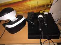 PS 4 500gb+Dualshock+PS Move,PS Camera, PS VR Sony Playstation