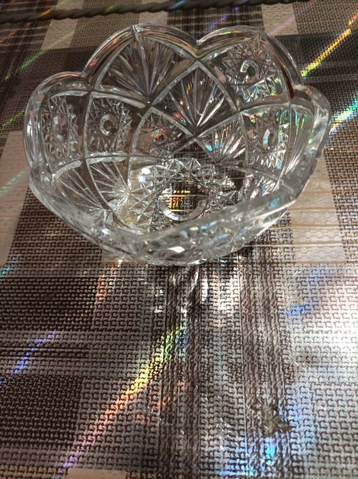 Ваза хрустальная