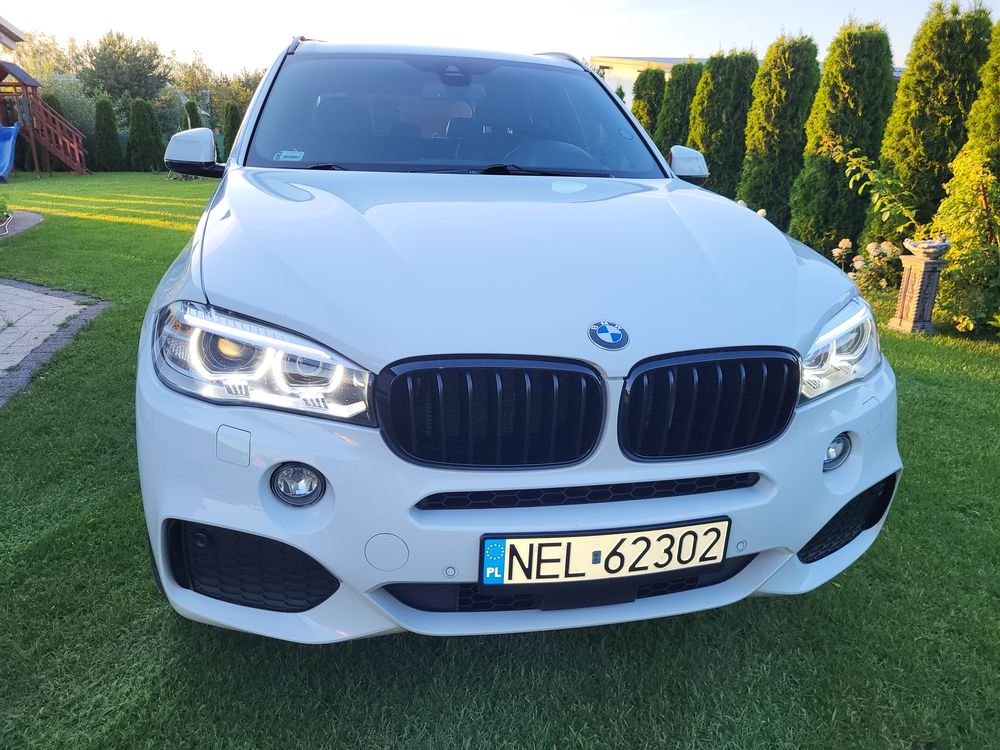 Bmw X5 M pakiet biała bezwypadkowa Salon PL  Mozliwosc wymiany 3.0d