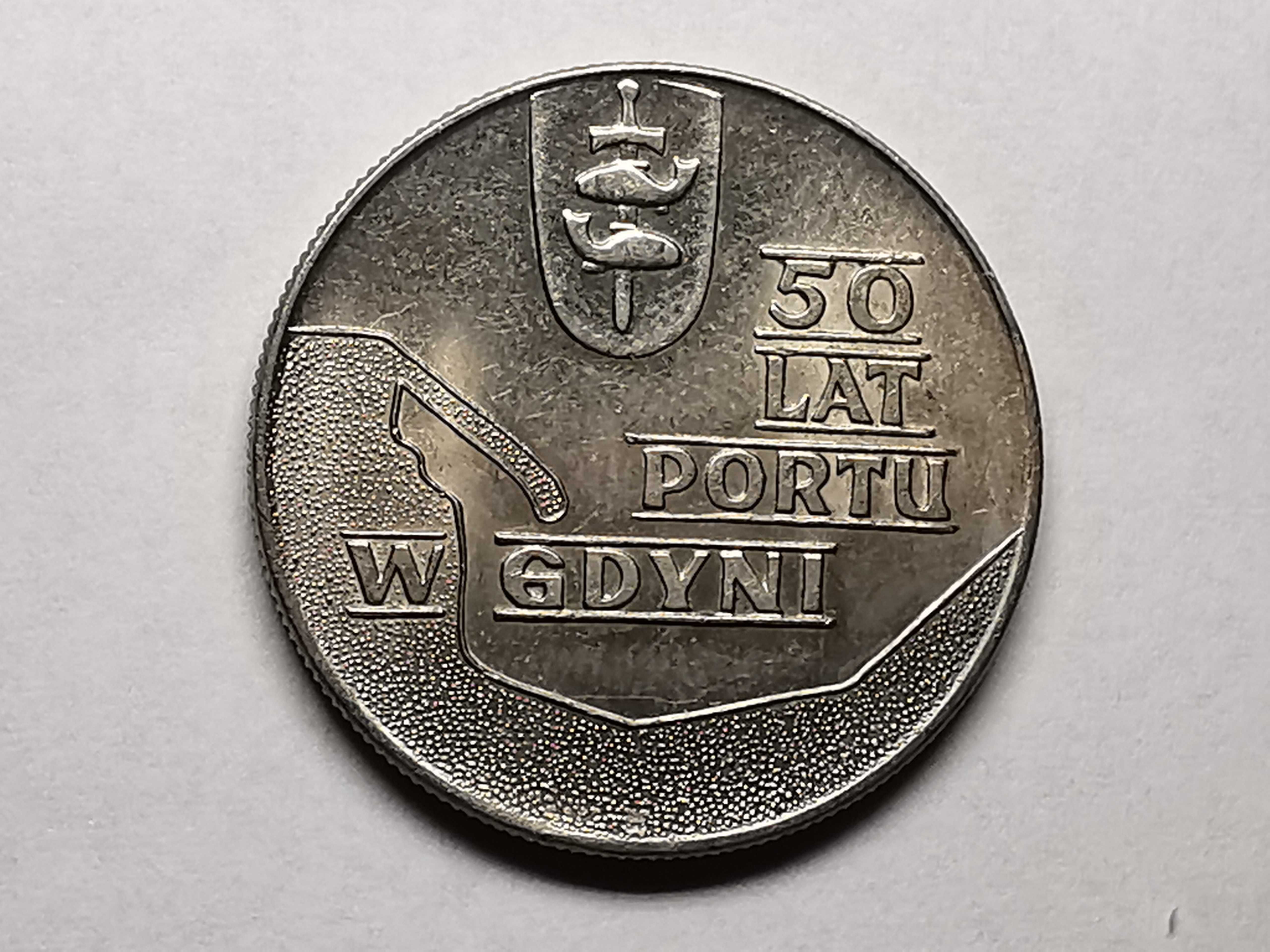 Moneta 50 Lat Portu w Gdyni 10 zł 1972r.