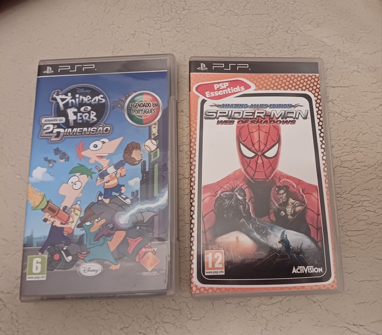 Phineas and Ferb + spider man psp
