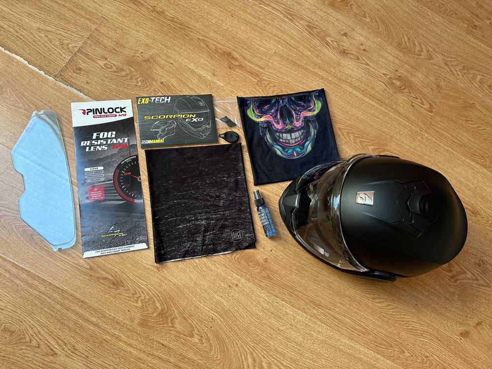 Kask szczękowy Scorpion exo-tech XS