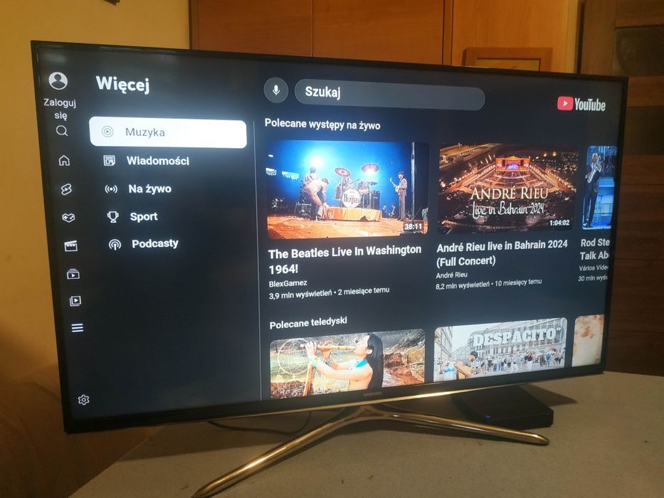 TV 40" Samsung + Smart Tv box WIFI Android  Netflix YouTube