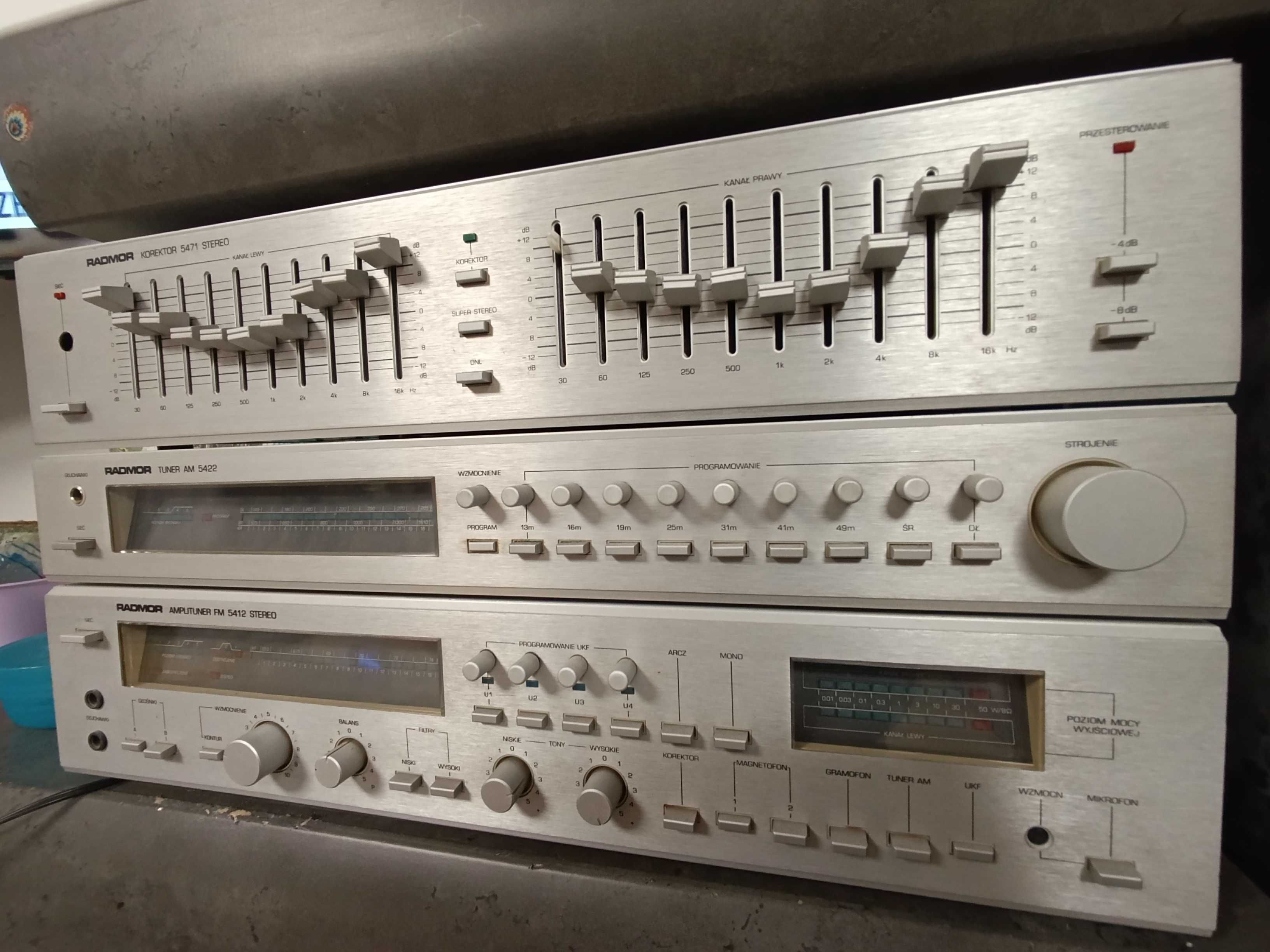 Radmor 5412 korektor 5471 tuner 5422